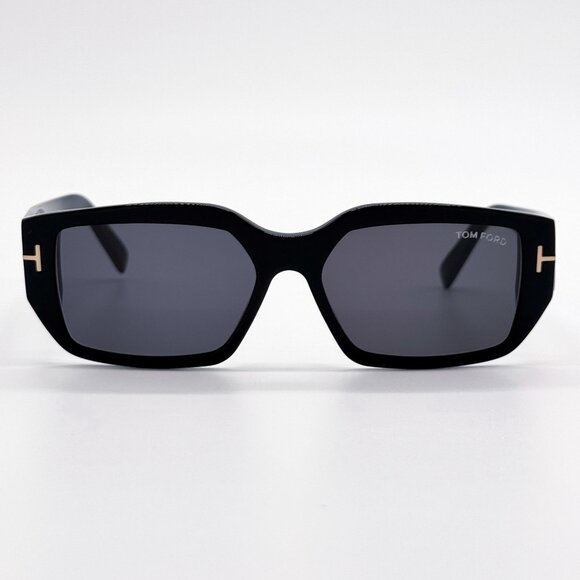 NEW TOM FORD SUNGLASSES SILVANO-02 TF989 01A BLACK WOMEN EYEWEAR FT0989/S 01A main image 5